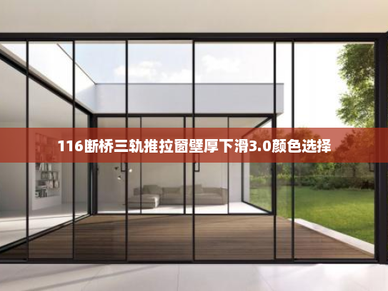 116断桥三轨推拉窗壁厚下滑3.0颜色选择